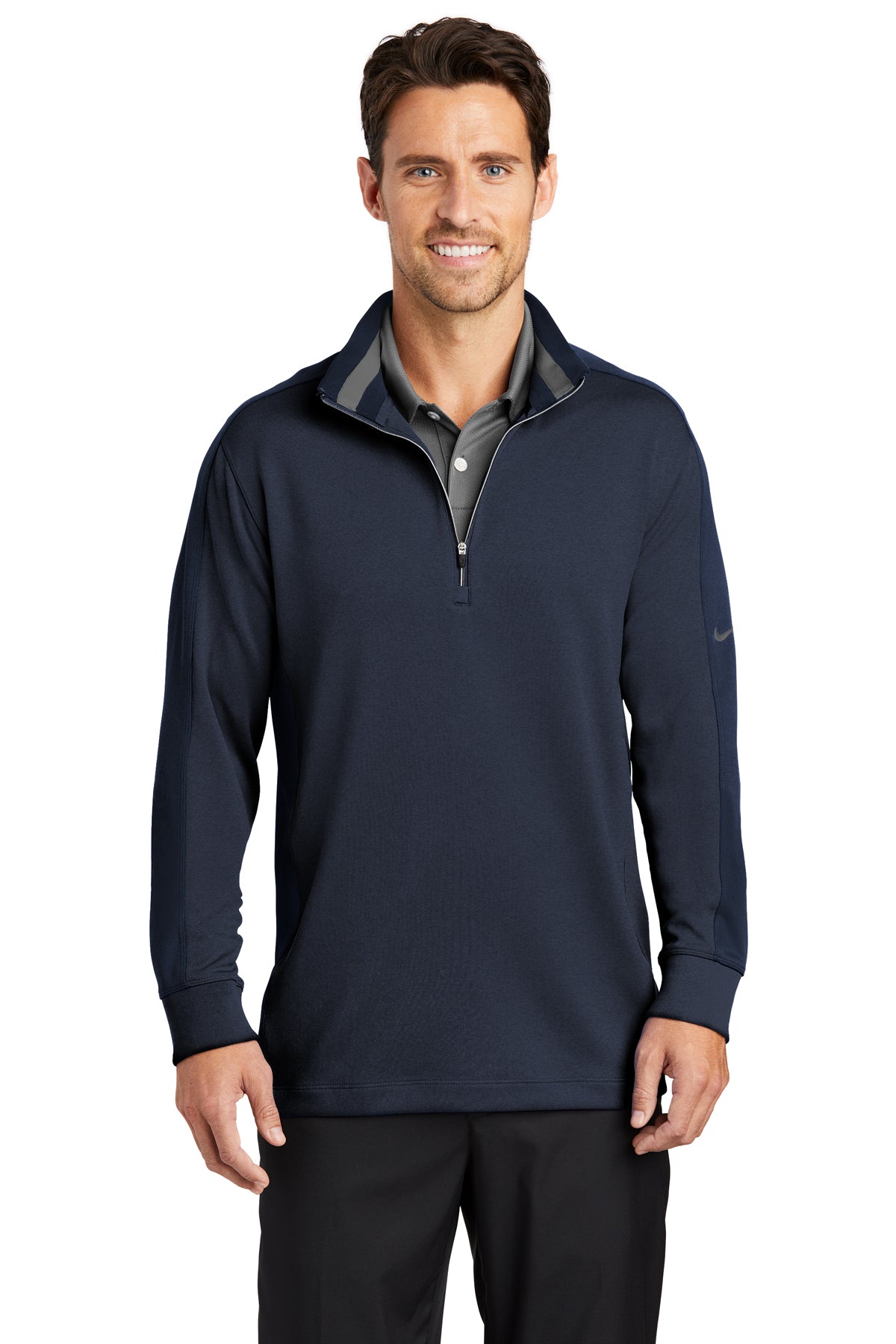 Nike Dri-FIT 1/2-Zip Men's Cover-Up-578673 - Logo Shirts Direct