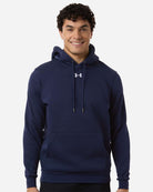 Under Armours Fleece Hooded Sweatshirt in Navy