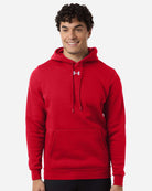 Under Armour Fleece Hooded Sweatshirt in red