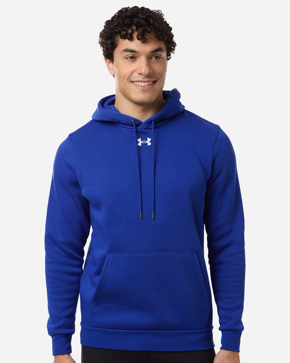 Under Armour Fleece Hooded Sweatshirt in royal