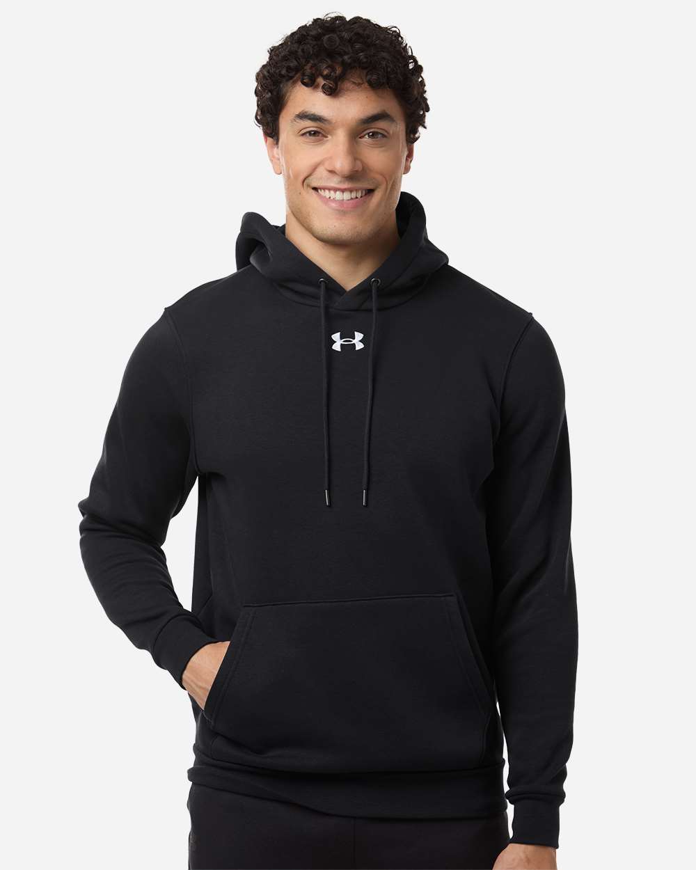 Black Under Armour Fleece Hooded Sweatshirt