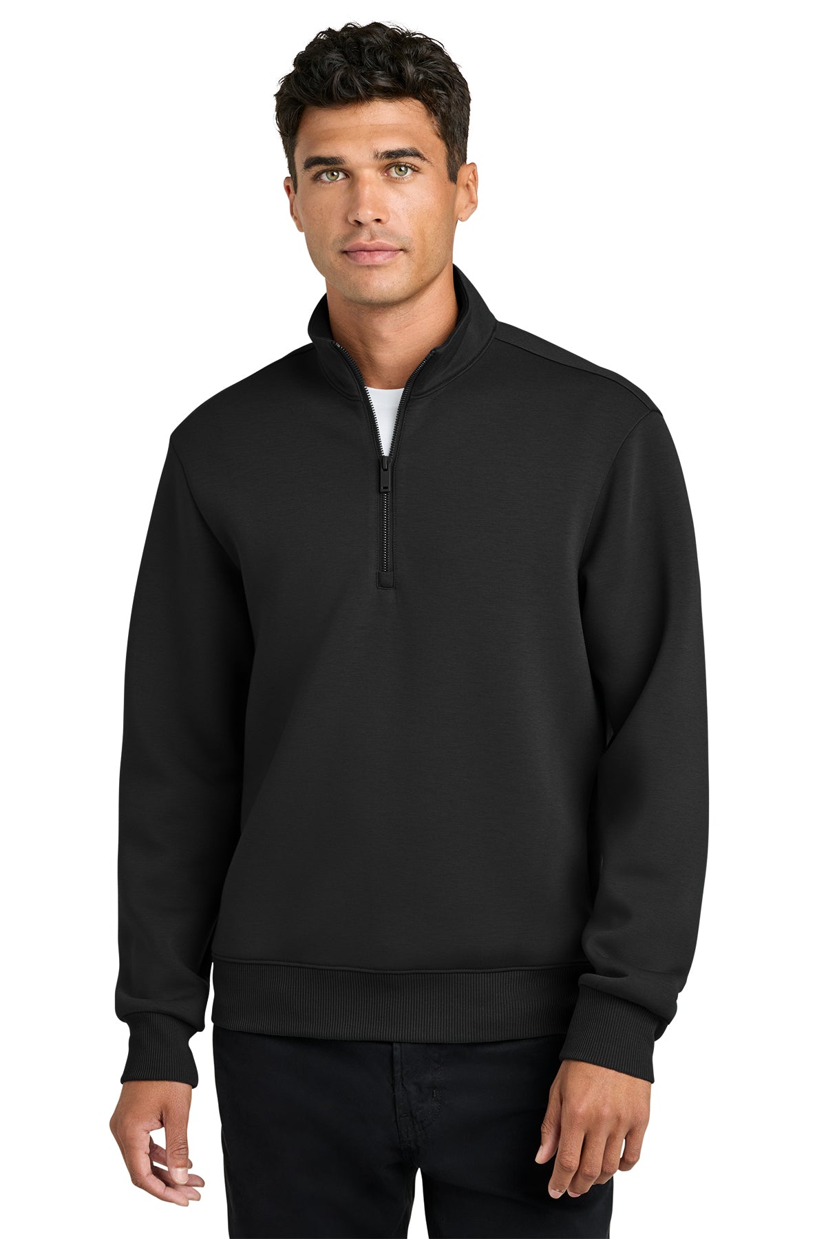Mercer+Mettle Men's Soft Spacer 1/4-Zip. MM3100
