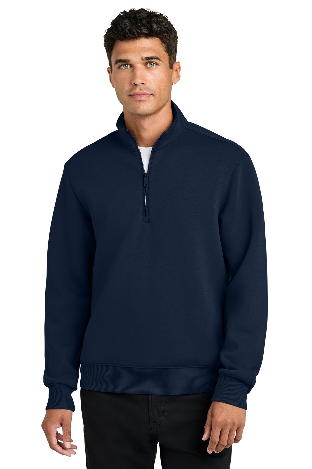 Mercer+Mettle Men's Soft Spacer 1/4-Zip. MM3100