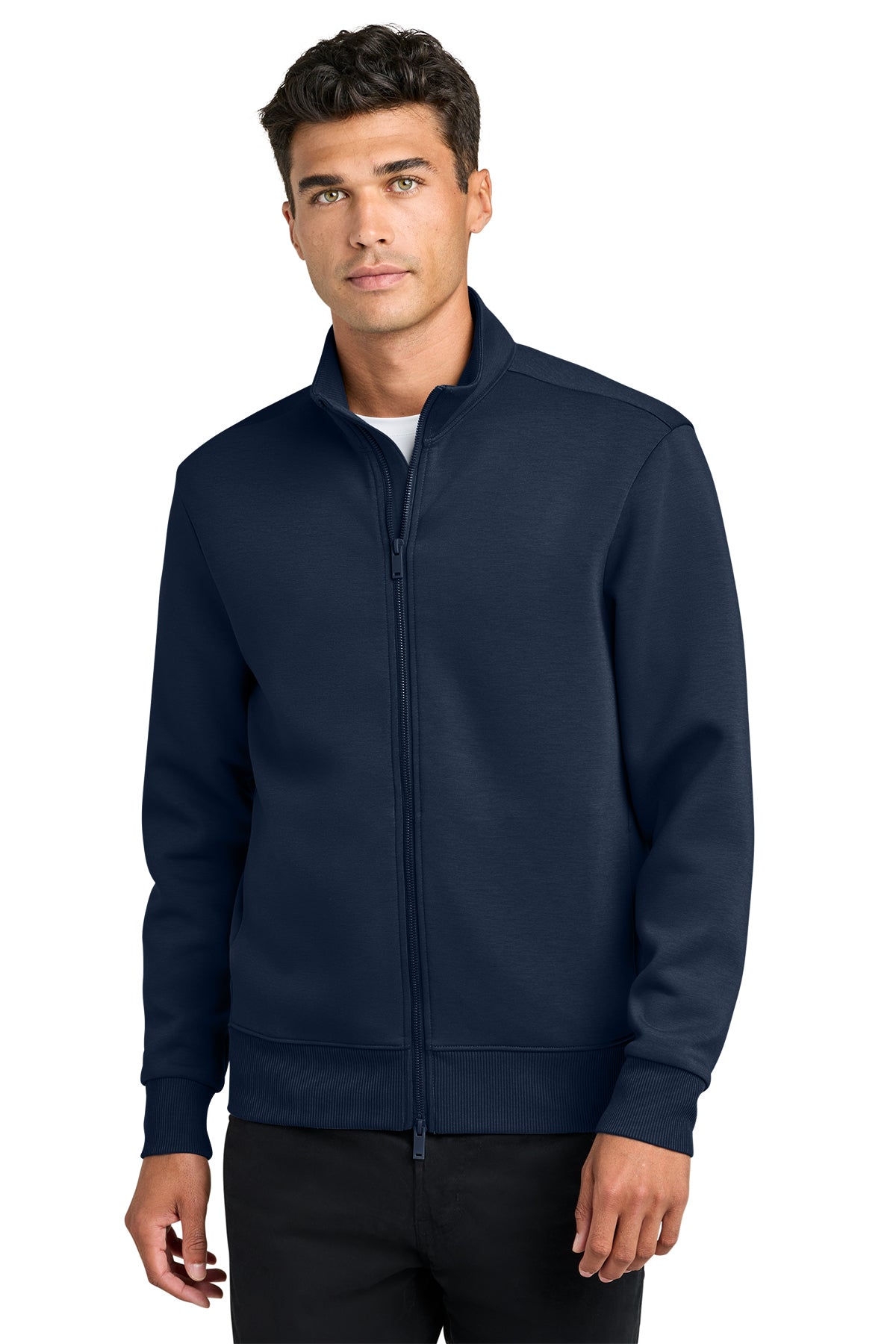 Mercer+Mettle Men's Soft Spacer Full-Zip. MM3102