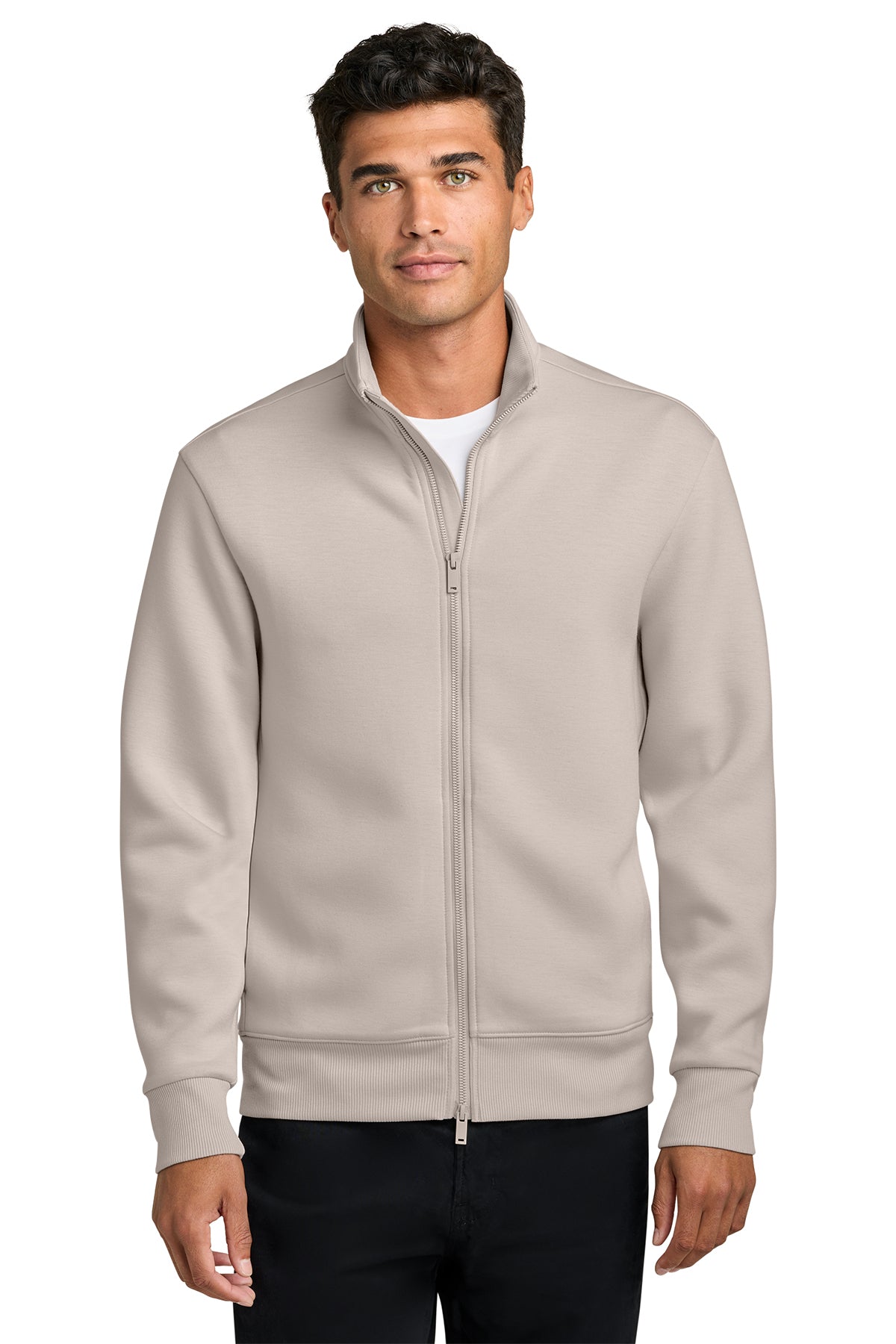 Mercer+Mettle Men's Soft Spacer Full-Zip. MM3102