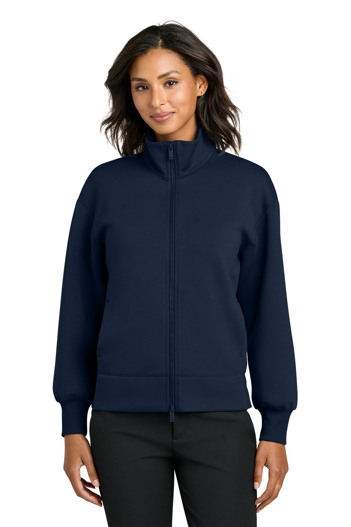 Mercer+Mettle Women's Soft Spacer Full-Zip. MM3103
