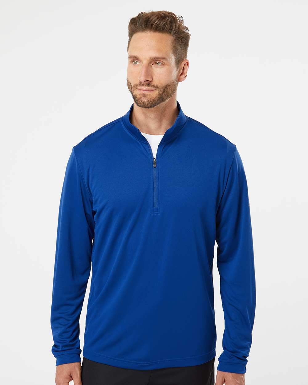 Custom Adidas Lightweight Quarter Zip - A401 | Logo Shirts Direct