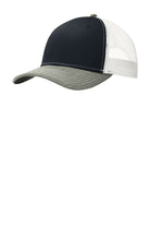 Port Authority Rich Navy/Heather Grey/White