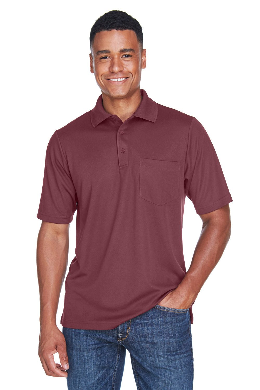 CORE365 88181P Men's Performance Pique Pocket Polo Shirt