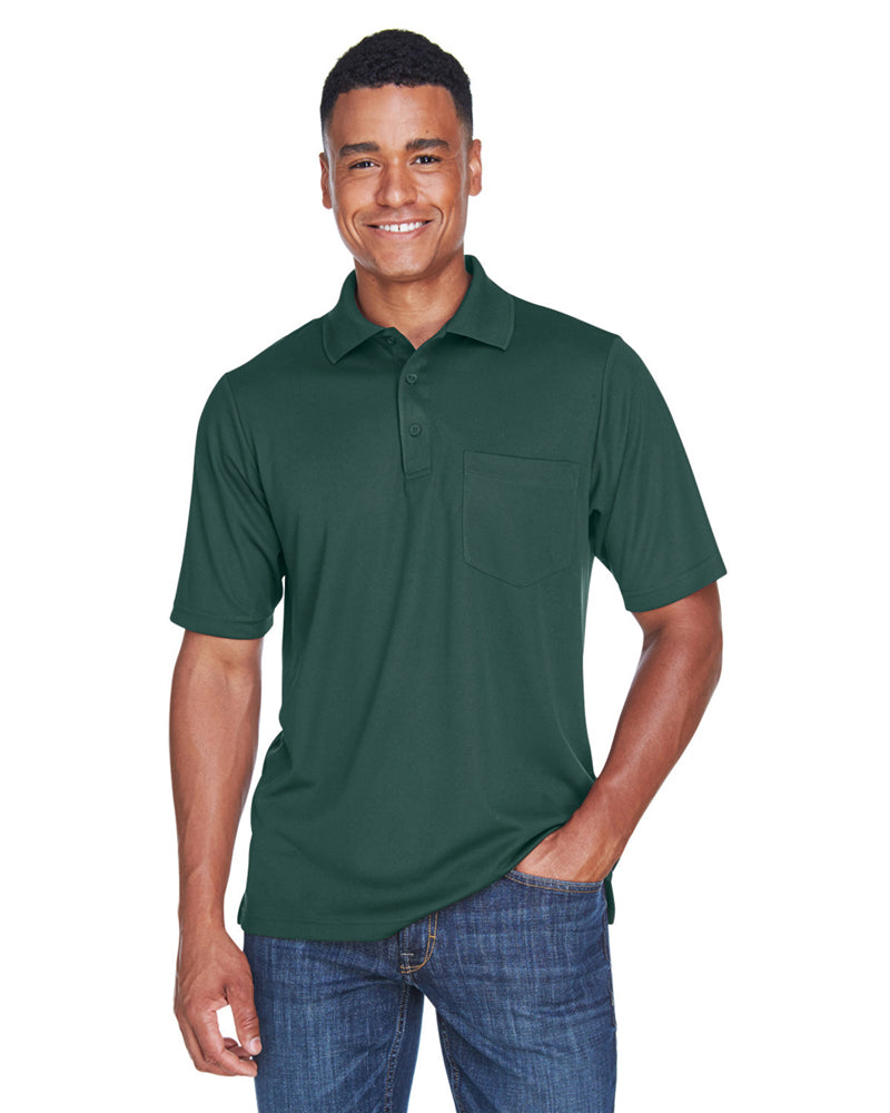 CORE365 88181P Men's Performance Pique Pocket Polo Shirt