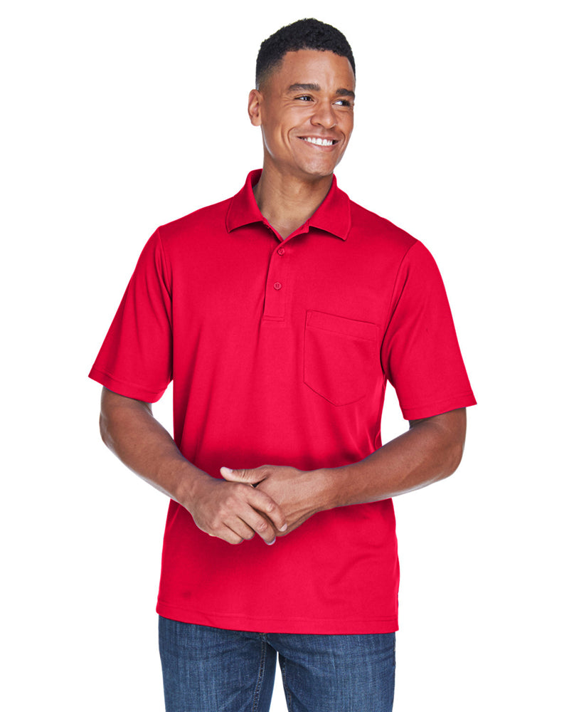 CORE365 88181P Men's Performance Pique Pocket Polo Shirt