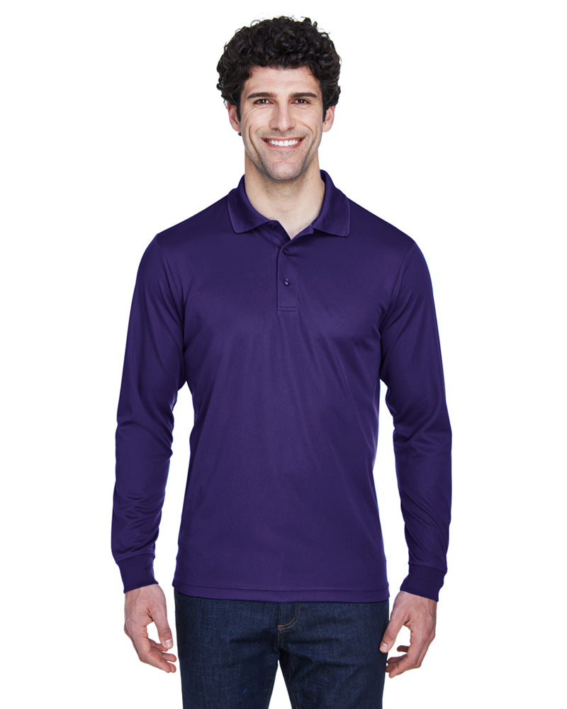 Core 365 Long Sleeve Polo | Men's Performance Pique Polo - 88192