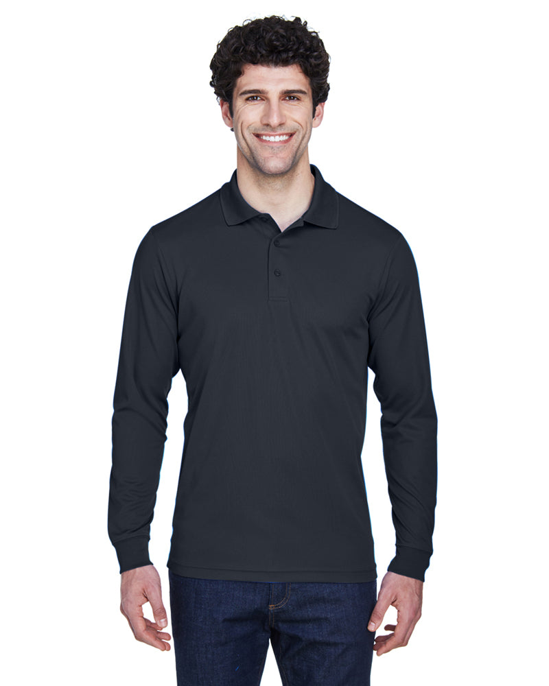 Core 365 Long Sleeve Polo | Men's Performance Pique Polo - 88192