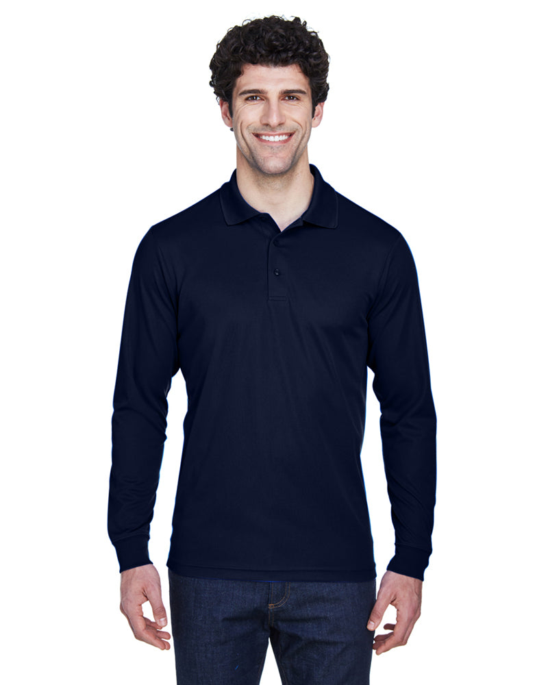 Core 365 Long Sleeve Polo | Men's Performance Pique Polo - 88192