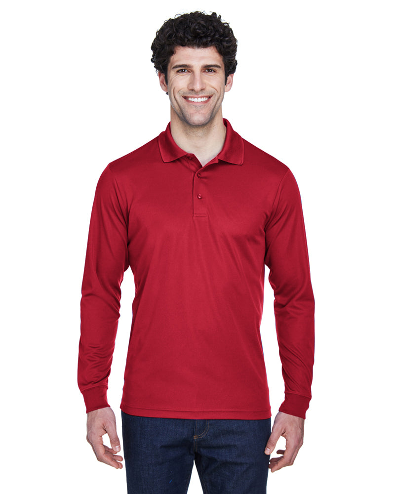 Core 365 Long Sleeve Polo | Men's Performance Pique Polo - 88192