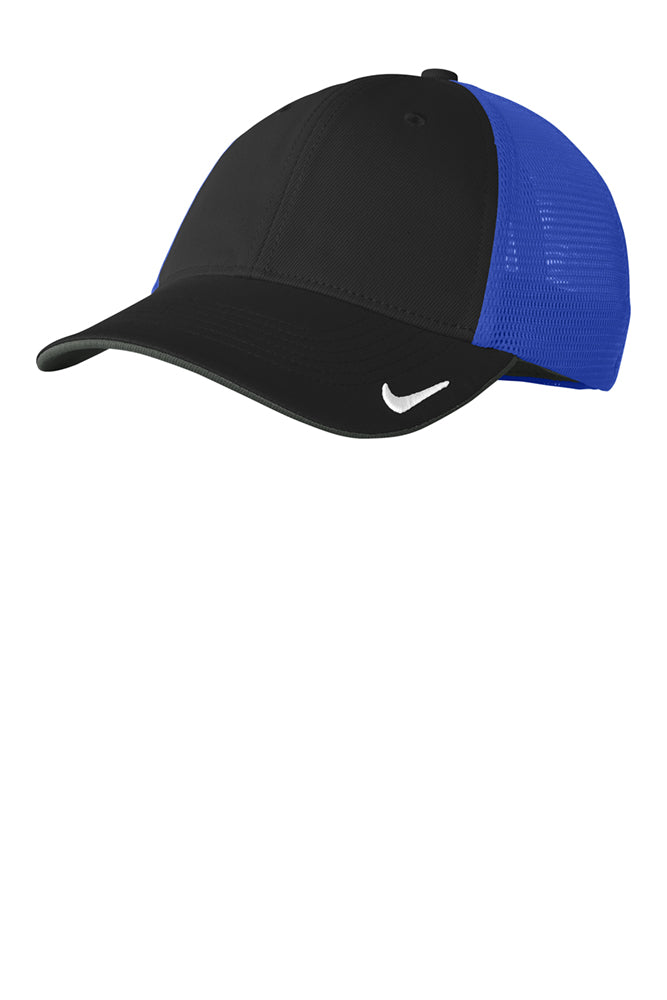 black and blue nike hat