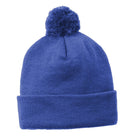 Sport-Tek STC37 Solid Pom Pom Beanie True Royal