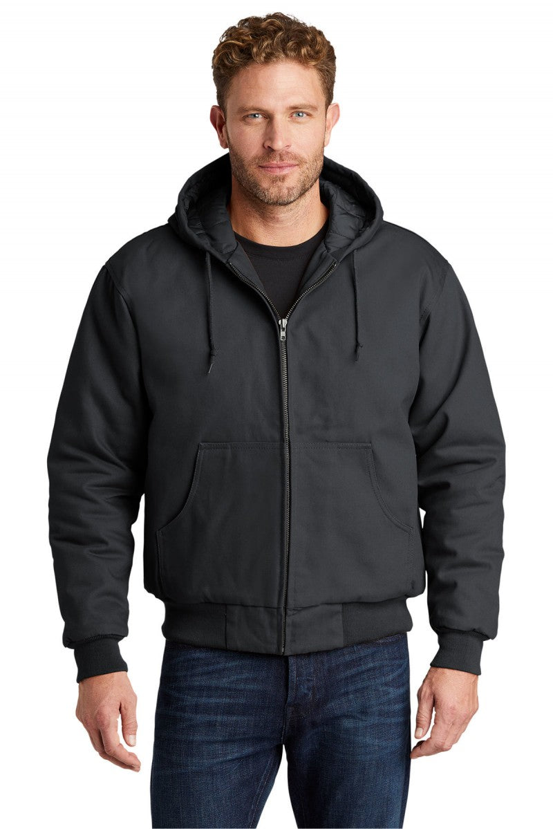 CornerStone Duck Cloth Hooded Work Jacket. J763H