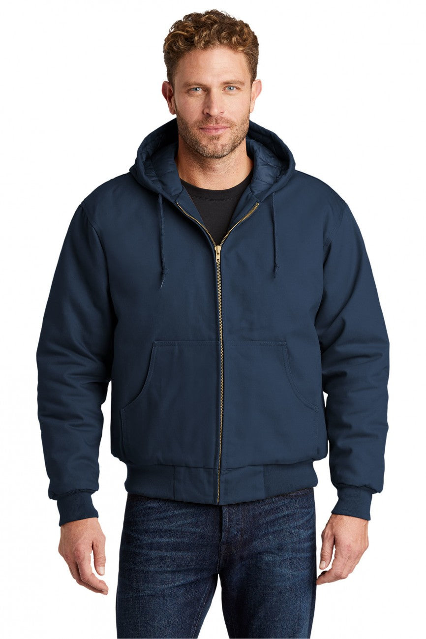 CornerStone Duck Cloth Hooded Work Jacket. J763H