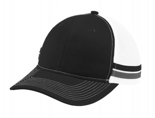 Port Authority Adjustable Two-Stripe Trucker Cap. C113.