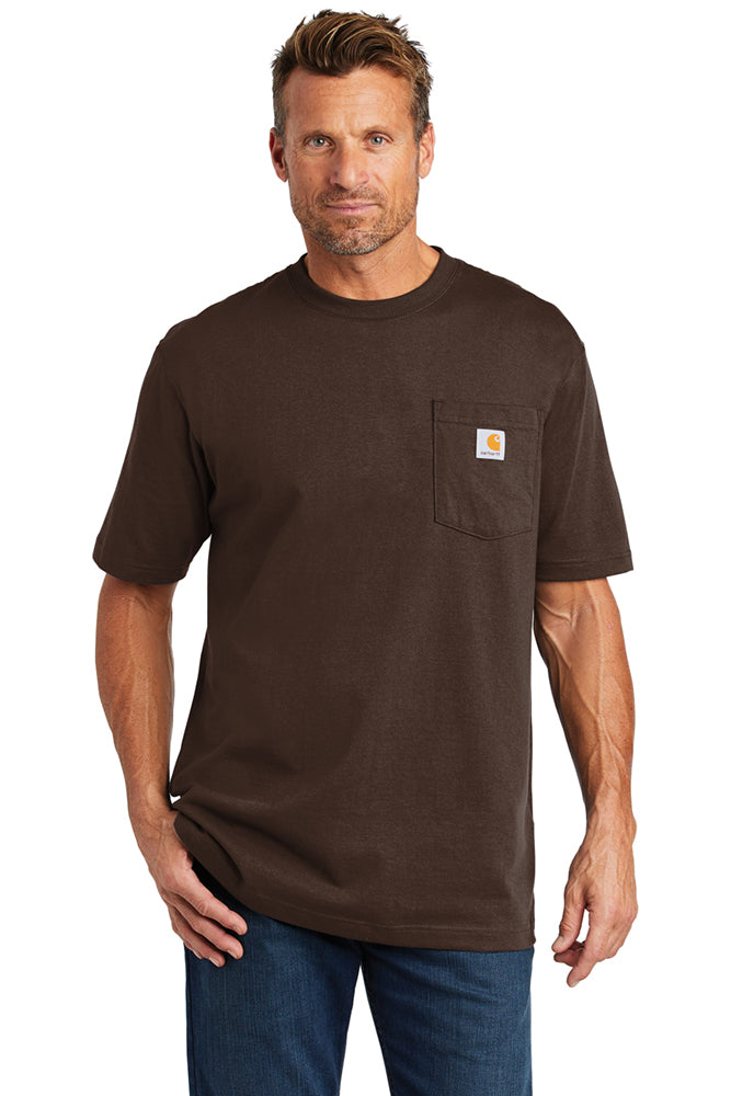 Carhartt TALL Pocket T-Shirt - Embroidered Logo Workwear