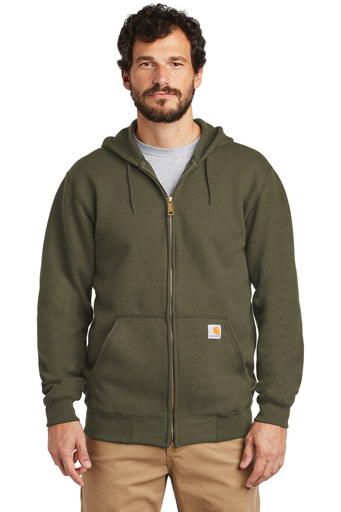 さらに100円引き◆CARHARTT◆HOODED ELZY SWEATSHIRT Loose Fit Midweight Logo Sleeve Graphic Sweatshirt