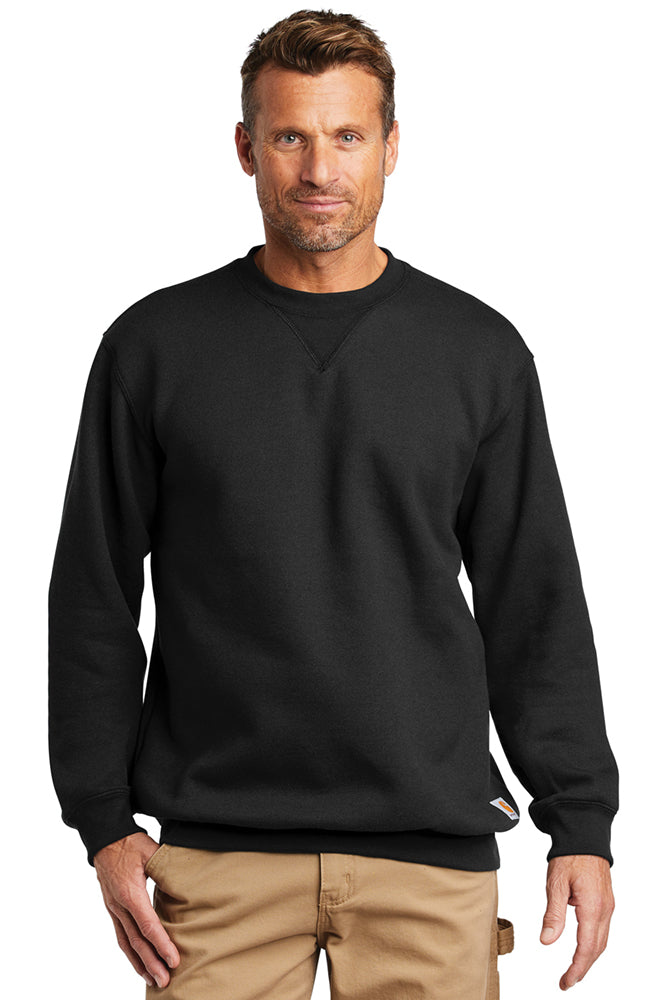 メンズウェア BRIEFING SIDE LINE CREWNECK BLACK XL Carhartt CTK124 Men's Midweight Crewneck Sweatshirt