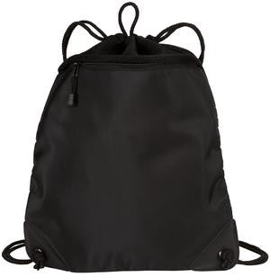 Port Authority® BG810 Drawstring Backpack w/ Mesh Trim