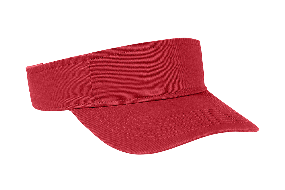 Port Authority CP45 Red Fashion Visor