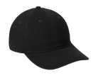 Port Authority Black Brushed Twill Low Profile Cap CP77