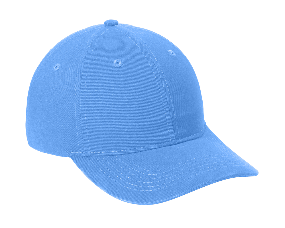Port Authority Carolina Blue Brushed Twill Low Profile Cap CP77