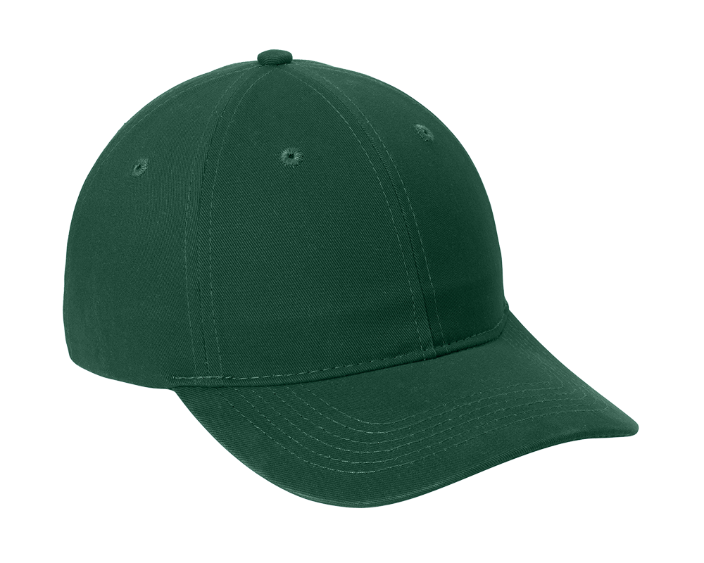Port Authority Hunter Green Brushed Twill Low Profile Cap CP77