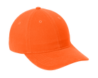 Port Authority Orange Brushed Twill Low Profile Cap CP77