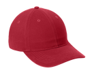 Port Authority Red Brushed Twill Low Profile Cap CP77