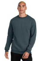 District DT7804 Cloud Fleece Crew Sweatshirt Deep Steel Blue