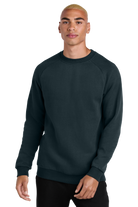 District DT7804 Cloud Fleece Crew Sweatshirt New Navy