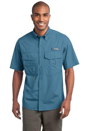 Eddie Bauer Men's Short Sleeve Fishing Shirt. EB608. – Logo
