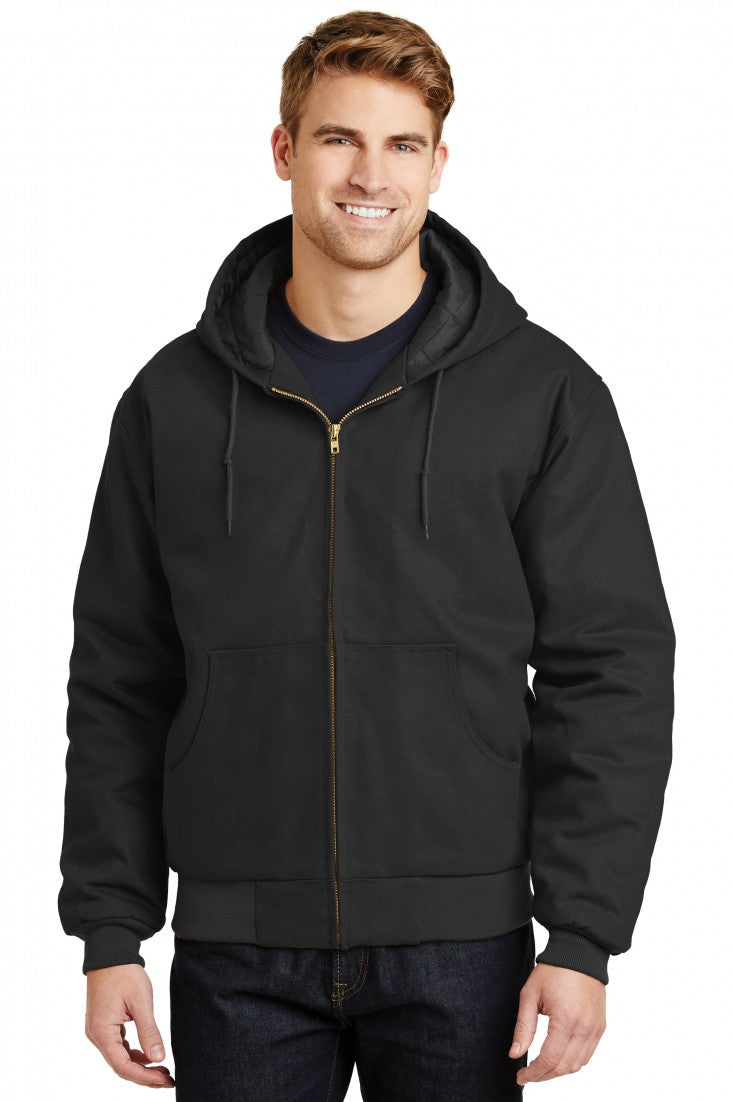 CornerStone Duck Cloth Hooded Work Jacket. J763H