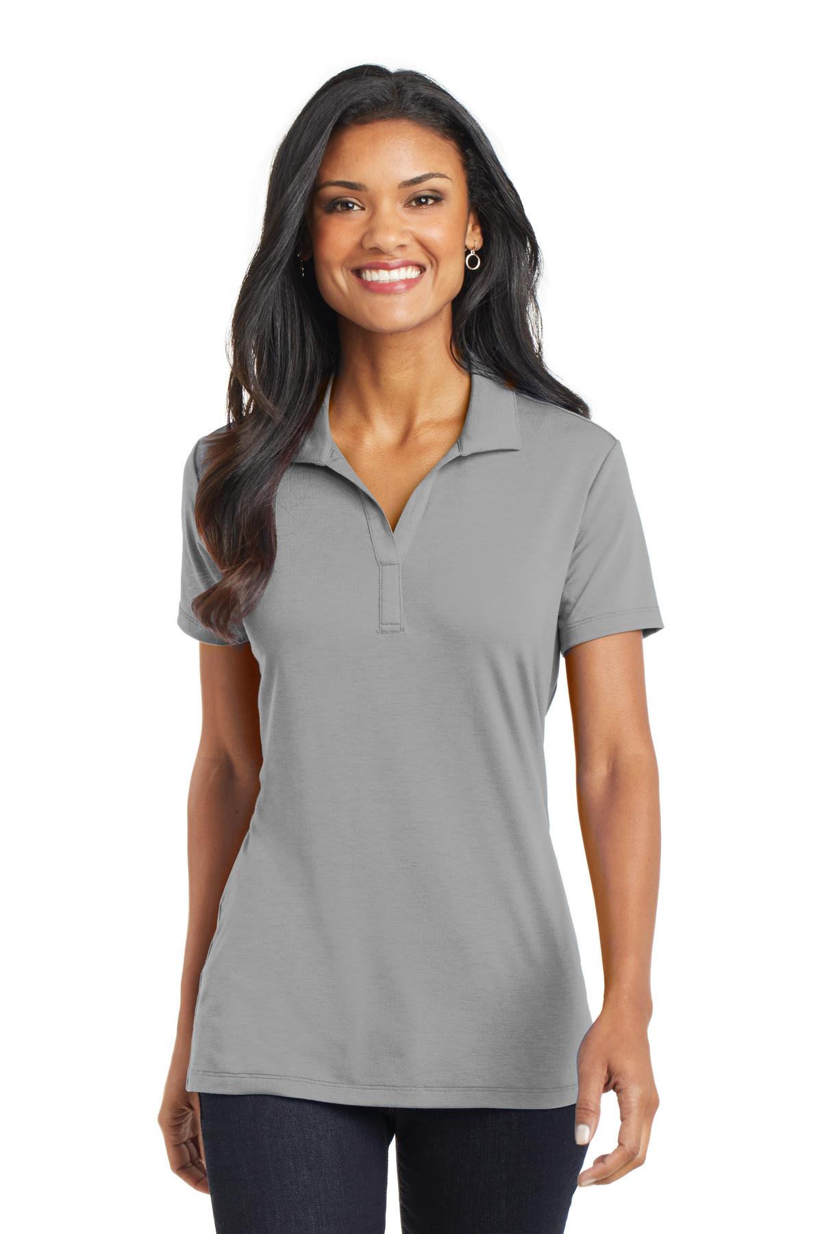 【polo】とと Port Authority Women's Cotton Touch Performance Polo. L568.