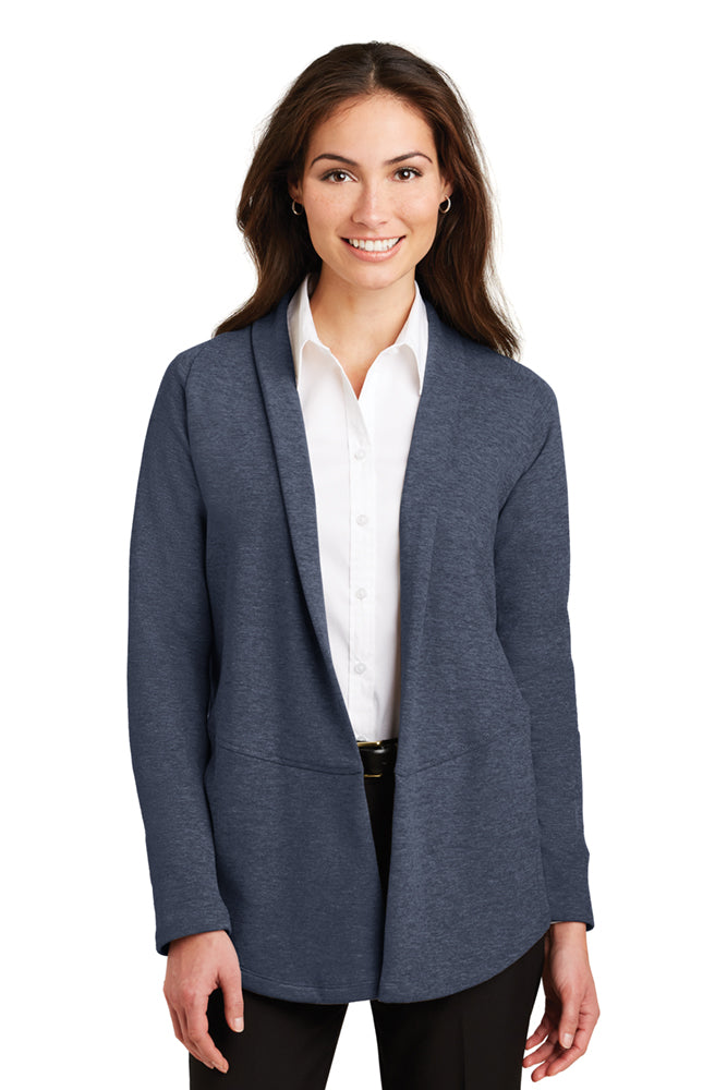 Port Authority Deep Black/Charcoal Heather