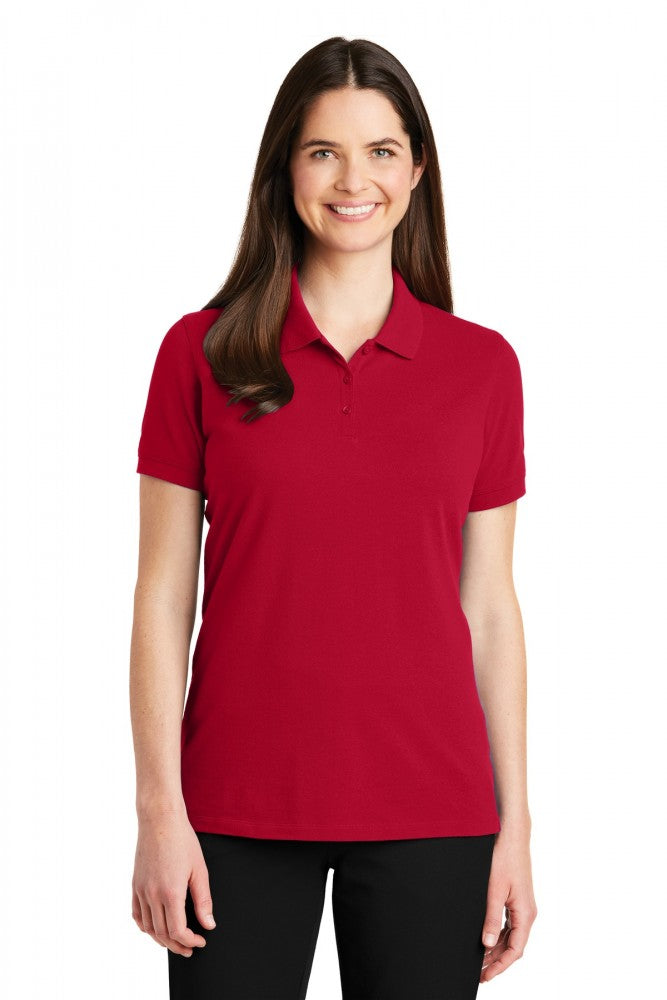 Port Auth. Womens Cotton Logo Polo. LK8000. Logo Shirts Direct