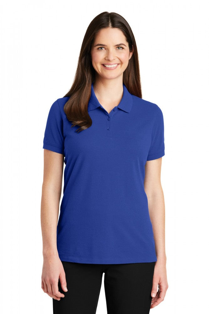 Port Auth. Womens Cotton Logo Polo. LK8000. Logo Shirts Direct