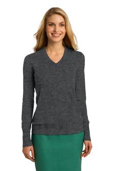Port Authority LSW285 Ladies V-Neck Sweater - Customizable