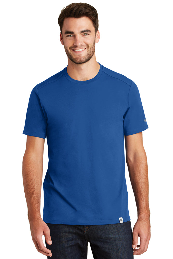 New Era Custom Logo T-Shirt Crew Tee. NEA100.