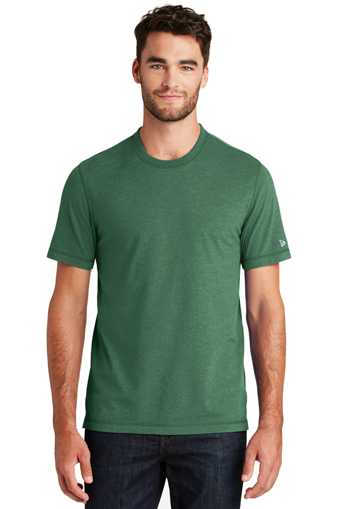 New Era Custom Logo T-Shirt. Sueded Crew. NEA120 – Logo