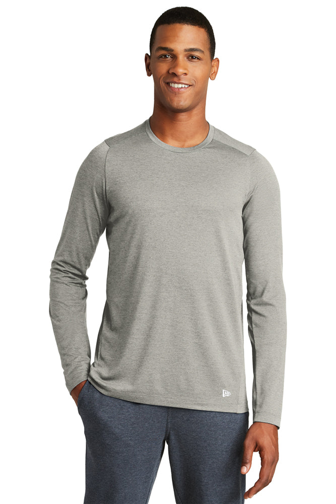 New Era NEA201 Custom Performance Long Sleeve Shirt – Logo