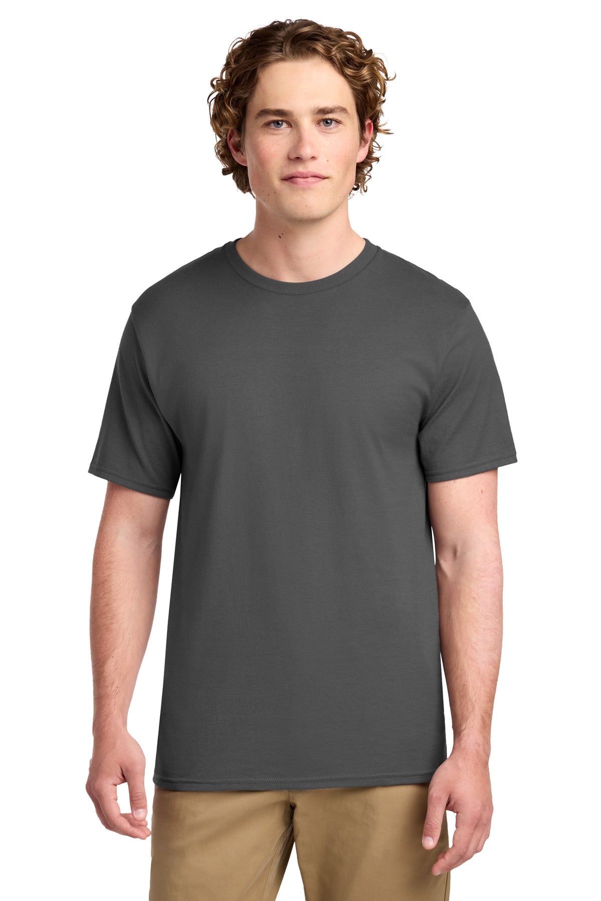 Port & Co PC150 Ring Spun Cotton Tee Shirt Charcoal