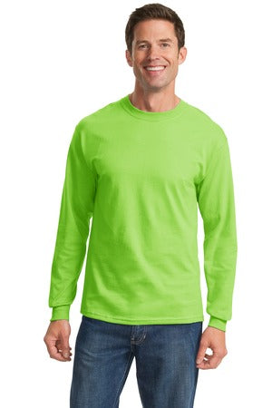 Port & Company Men's Long Sleeve Essential Tee. PC61LS