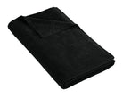 Port Authority Black Terry Velour Beach Towel PT42