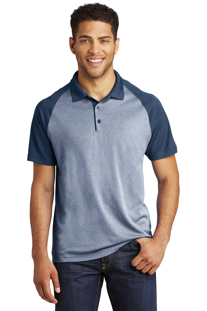 Sport Tek Pond Blue Heather/Pond Blue